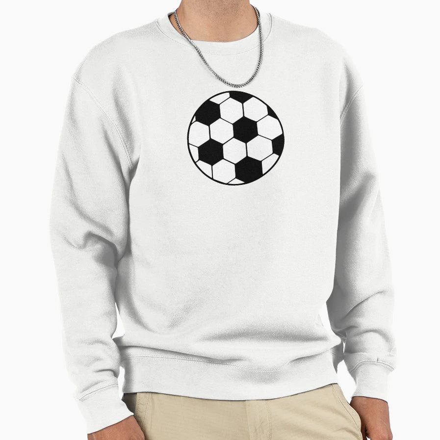Blue Soccer Ball Sweatshirt - Streetwear Style Men Women - T-Shirt, Sweatshirt, Hoodie