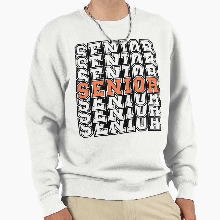Senior Grad Sport Tipography 2024 Sweatshirt - Fun Novelty Design Unisex - T-Shirt, Sweatshirt, Hoodie