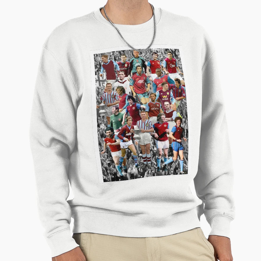 Aston Villa Heroes Legends Sweatshirt - Unique Graphic Men Women - T-Shirt, Sweatshirt, Hoodie