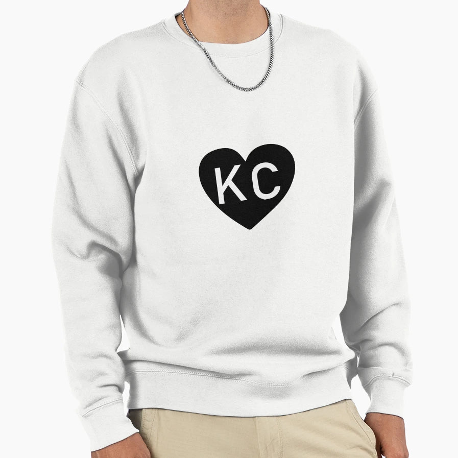 Kc Heart Sweatshirt - Streetwear Style Men Women - T-Shirt, Sweatshirt, Hoodie