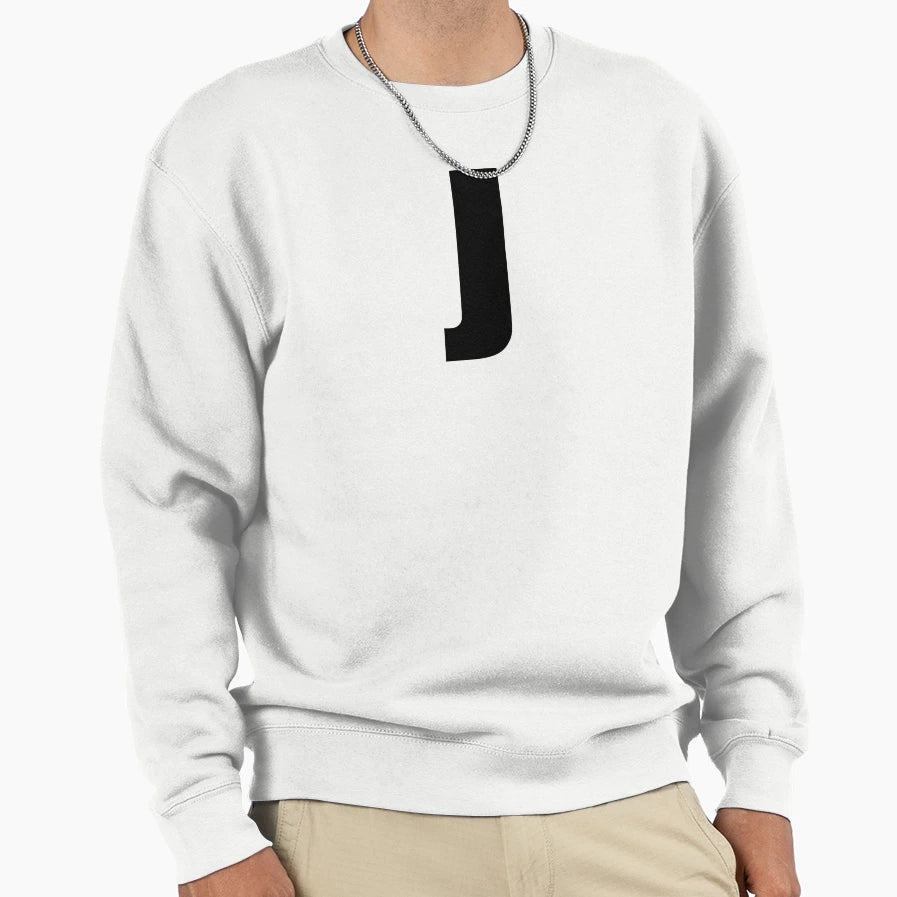 J Letter J Sweatshirt - Graphic Print Men Women - T-Shirt, Sweatshirt, Hoodie