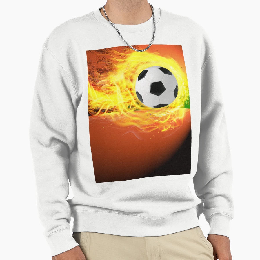 I Am Fire Ball No Text Sweatshirt - Aesthetic Graphic Men Women - T-Shirt, Sweatshirt, Hoodie
