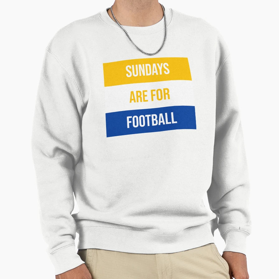 Sundays Are Football Sweatshirt - Casual Everyday Wear Men Women - T-Shirt, Sweatshirt, Hoodie