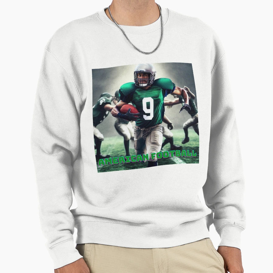 American Football Sweatshirt - Unique Graphic Men Women - T-Shirt, Sweatshirt, Hoodie