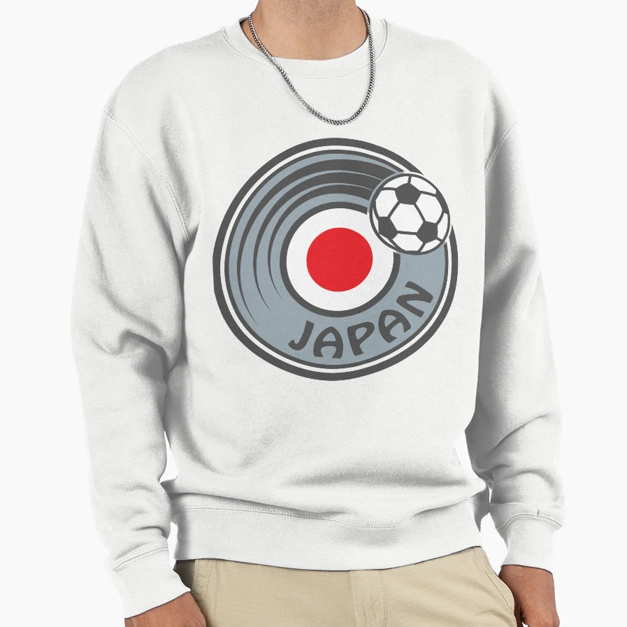 Japan Football Soccer Sign Sweatshirt - Novelty Apparel for Adults - T-Shirt, Sweatshirt, Hoodie