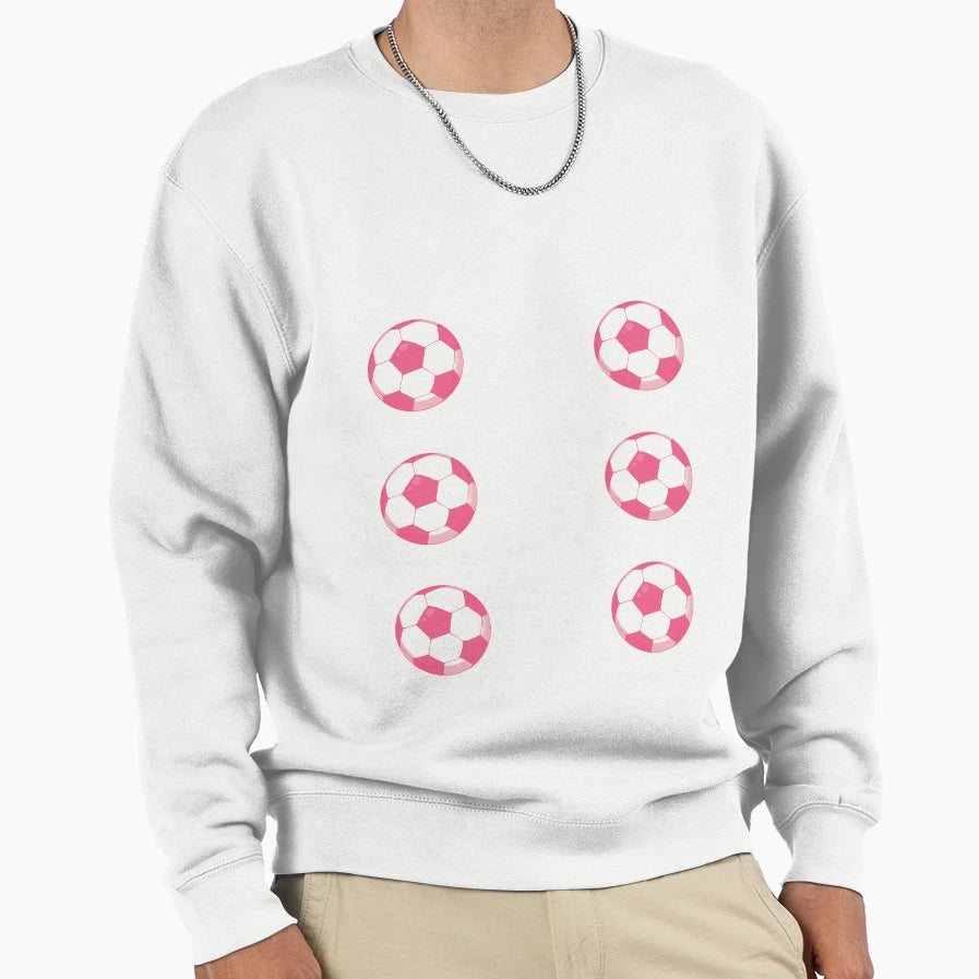 Soccer Ball Sweatshirt - Aesthetic Graphic Men Women - T-Shirt, Sweatshirt, Hoodie