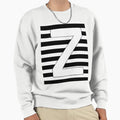 Z Letter Black And White Sweatshirt - Aesthetic Graphic Men Women - T-Shirt, Sweatshirt, Hoodie