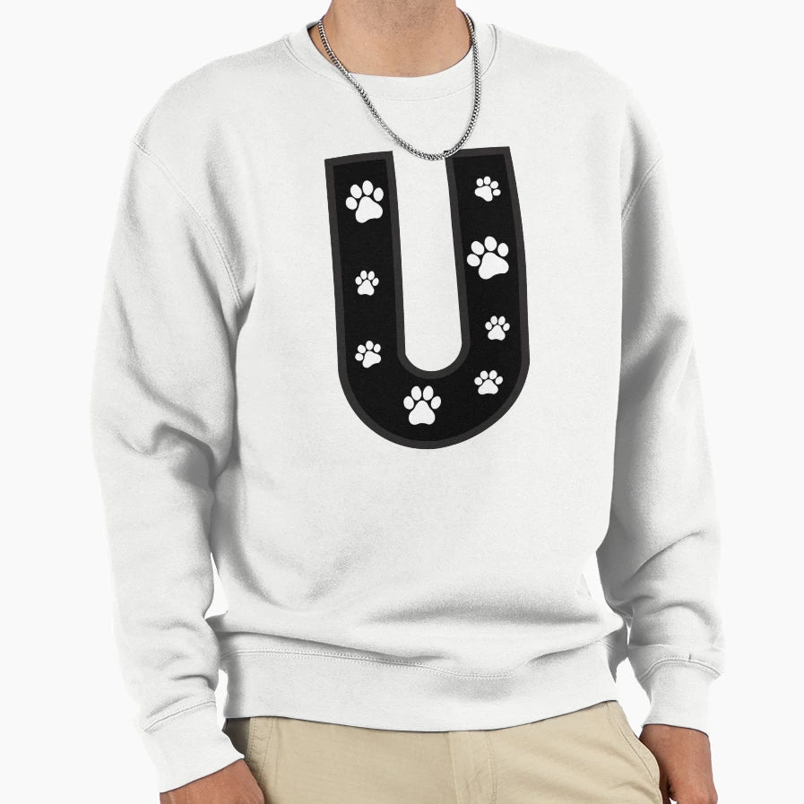 Paw Alphabet Sweatshirt - Aesthetic Graphic Men Women - T-Shirt, Sweatshirt, Hoodie