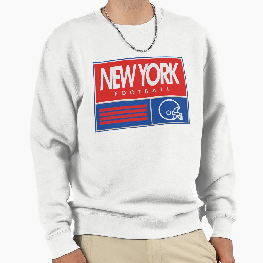 New York Football Sweatshirt - Custom Art Print Unisex - T-Shirt, Sweatshirt, Hoodie