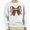 Football Bow Cheer Cheerleader Sweatshirt - Graphic Print for Adults - T-Shirt, Sweatshirt, Hoodie