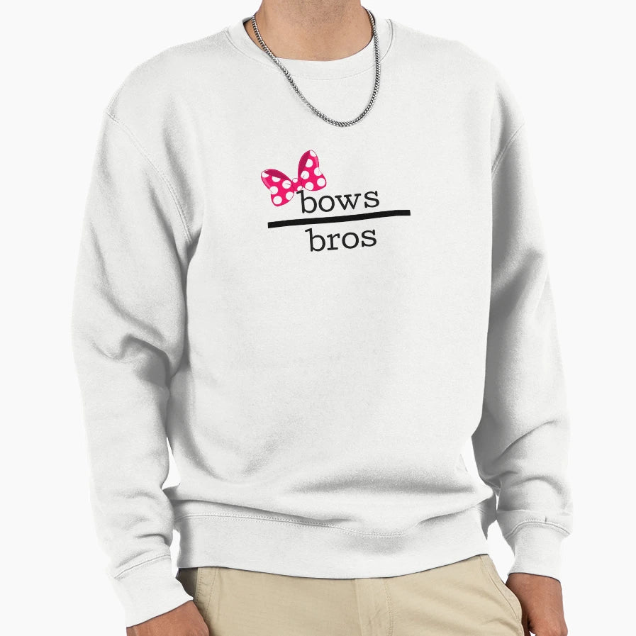 Bows Over Bros Sweatshirt - Custom Art Print for Adults - T-Shirt, Sweatshirt, Hoodie