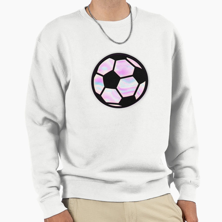Holographic Soccer Ball Sports Fit Sweatshirt - Streetwear Style Unisex - T-Shirt, Sweatshirt, Hoodie