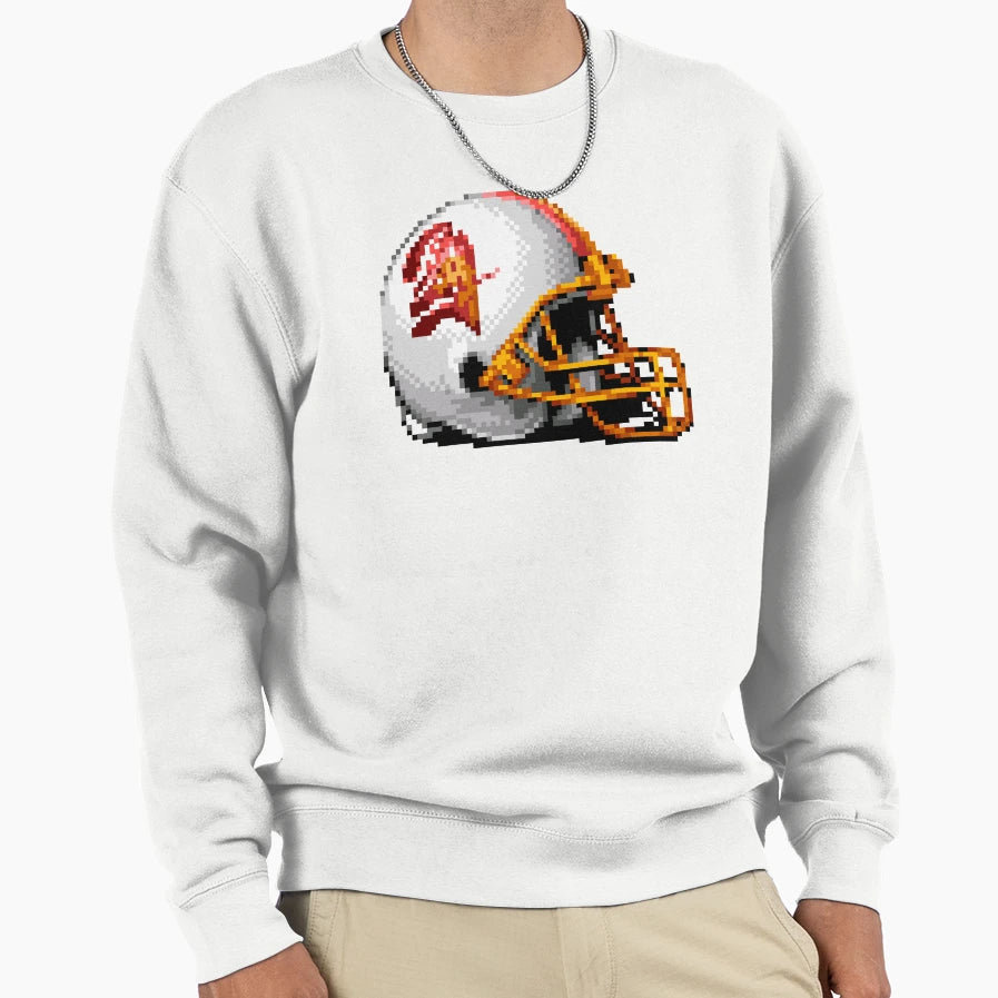 Buccaneers Helmet Sprite Sweatshirt - Novelty Apparel for Adults - T-Shirt, Sweatshirt, Hoodie