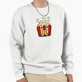 Alphabet Letter K Popcorn Box Sweatshirt - Minimalist Print for Adults - T-Shirt, Sweatshirt, Hoodie