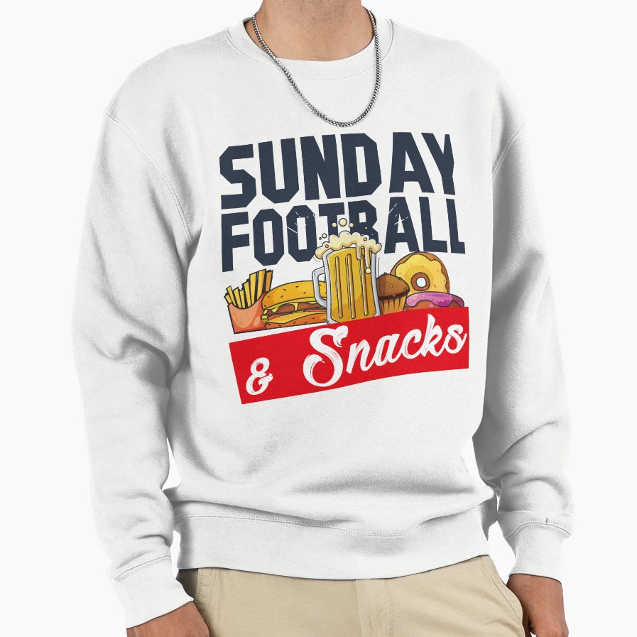 Funny Game Day Food Lover Sweatshirt - Novelty Apparel Unisex - T-Shirt, Sweatshirt, Hoodie