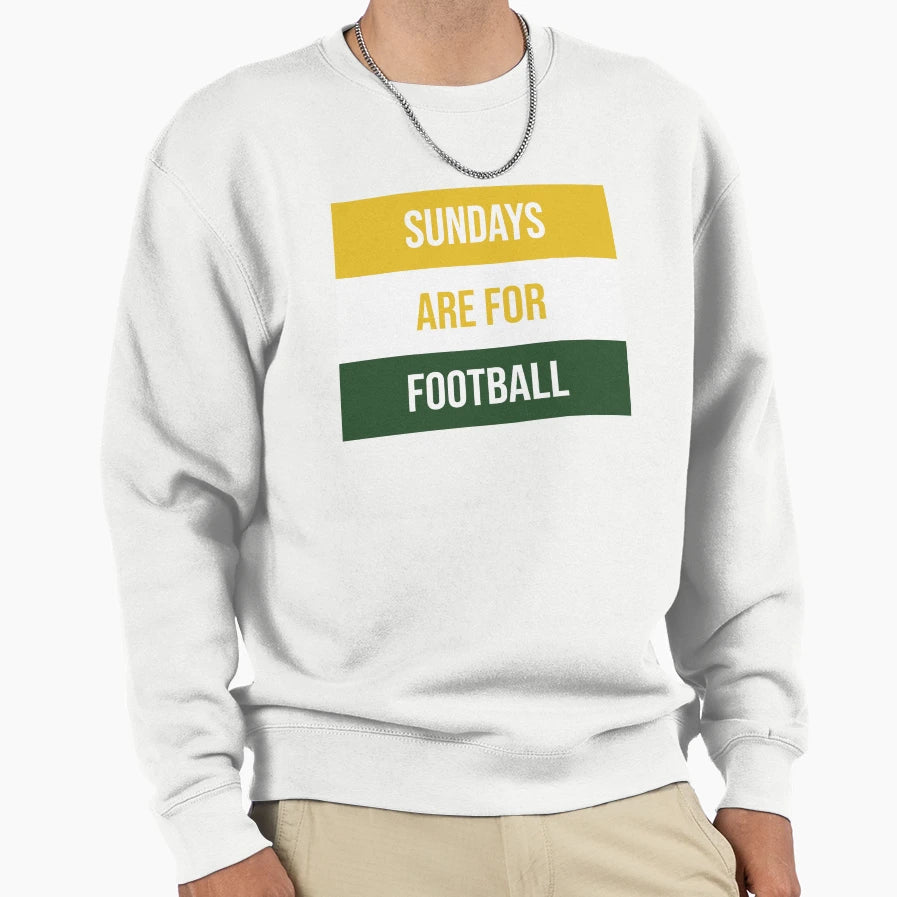 Sundays Are Football Sweatshirt - Minimalist Print for Adults - T-Shirt, Sweatshirt, Hoodie