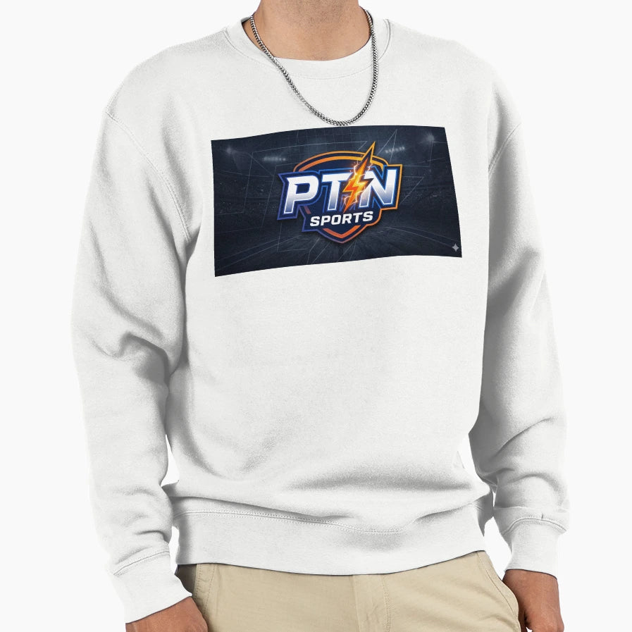 Ptn Sports Logo Sweatshirt - Minimalist Print for Adults - T-Shirt, Sweatshirt, Hoodie
