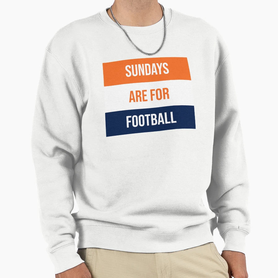 Sundays Are Football Sweatshirt - Graphic Print Unisex - T-Shirt, Sweatshirt, Hoodie