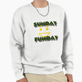 Sunday Funday Happy Smiley Sweatshirt - Casual Everyday Wear for Adults - T-Shirt, Sweatshirt, Hoodie