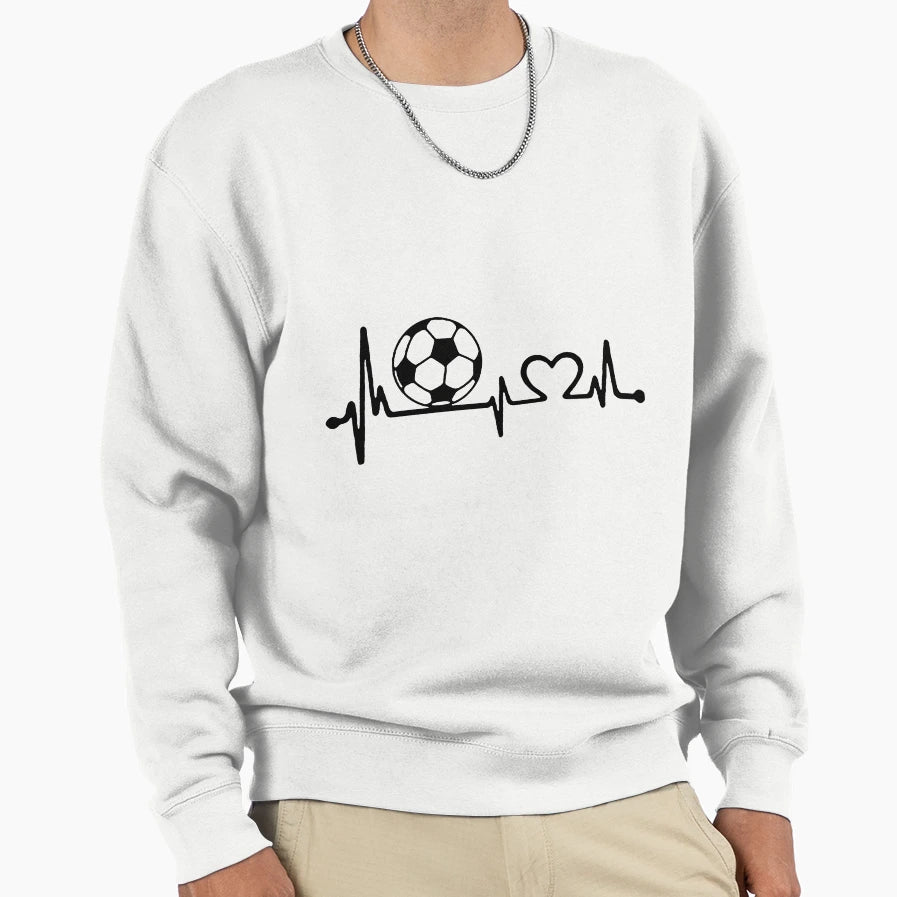 Love Football Soccer Evolution Football Sweatshirt - Trendy Graphic Unisex - T-Shirt, Sweatshirt, Hoodie