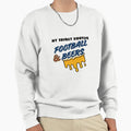 Colts My Sunday Routine Football Sweatshirt - Fun Novelty Design Unisex - T-Shirt, Sweatshirt, Hoodie
