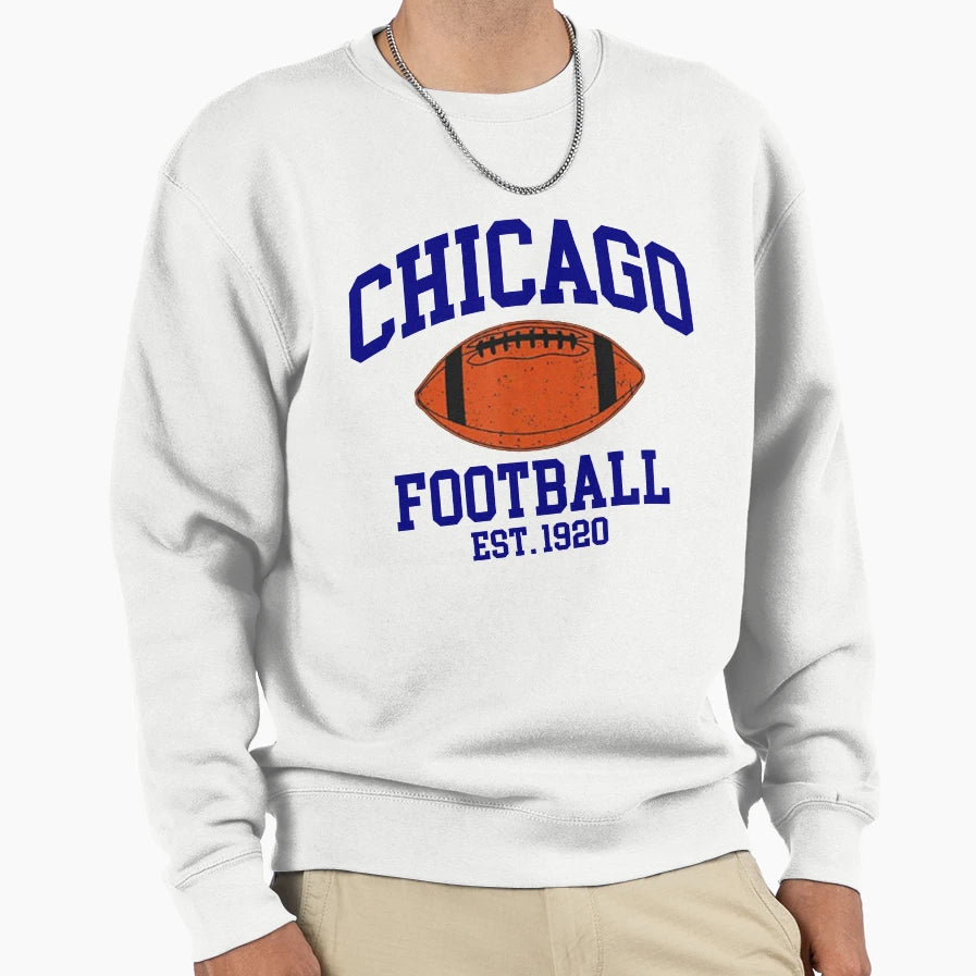 Chicago Football Sweatshirt - Novelty Apparel Men Women - T-Shirt, Sweatshirt, Hoodie