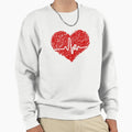 Funny Medicine Heart Sweatshirt - Minimalist Print for Adults - T-Shirt, Sweatshirt, Hoodie