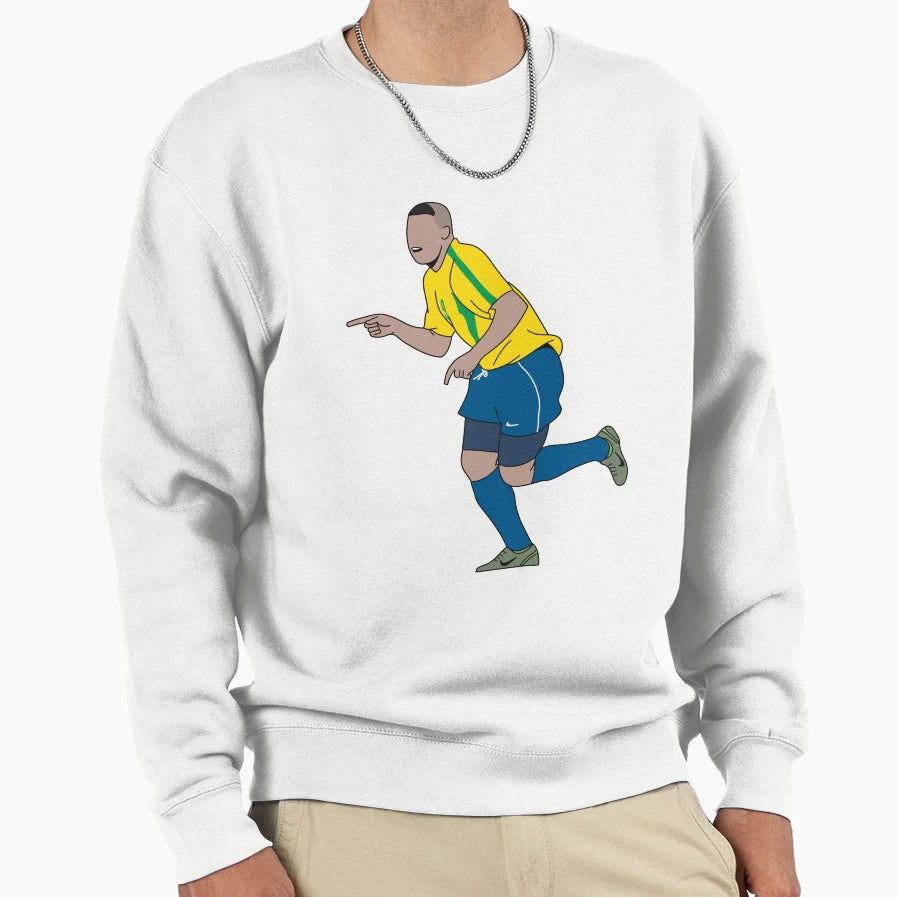 Ronaldo R9 Brazil 2002 Wc Sweatshirt - Minimalist Print Men Women - T-Shirt, Sweatshirt, Hoodie