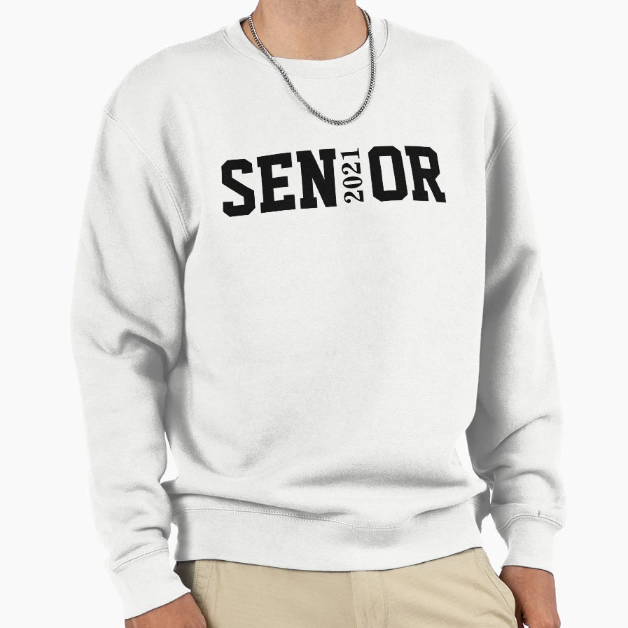 Senior 2021 Sweatshirt - Aesthetic Graphic Men Women - T-Shirt, Sweatshirt, Hoodie