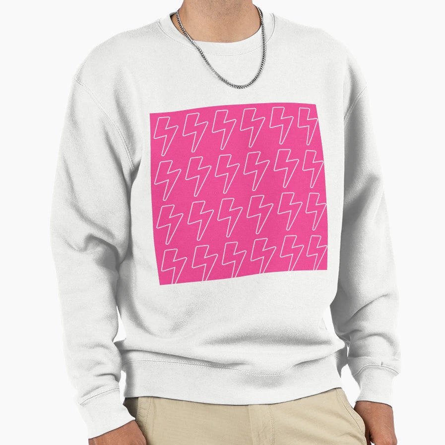 Lightning Bolt Preppy Sweatshirt - Novelty Apparel Men Women - T-Shirt, Sweatshirt, Hoodie