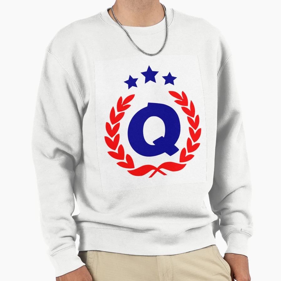 Red Blue Stars Sweatshirt - Minimalist Print for Adults - T-Shirt, Sweatshirt, Hoodie