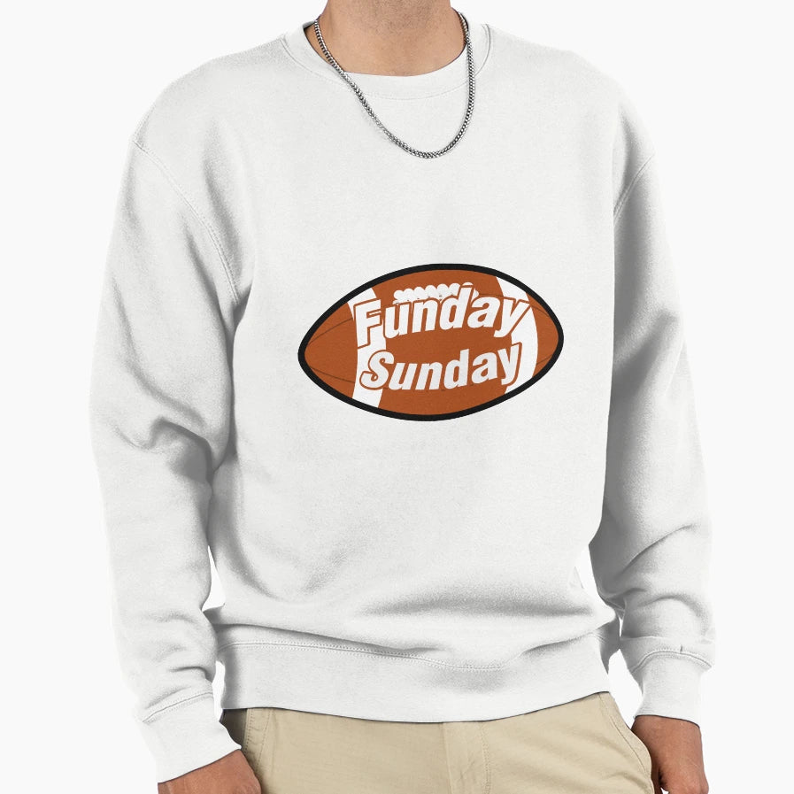 Funday Funny Football Sport Lovers Sweatshirt - Custom Art Print for Adults - T-Shirt, Sweatshirt, Hoodie