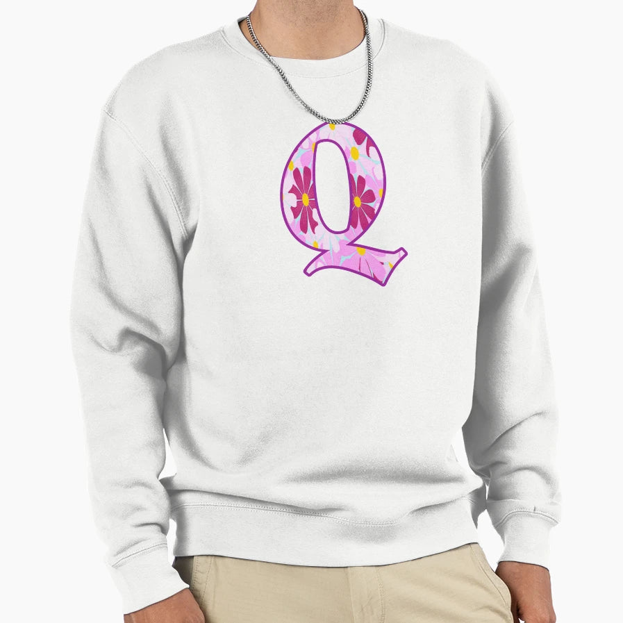 Letters Q Sweatshirt - Novelty Apparel Unisex - T-Shirt, Sweatshirt, Hoodie