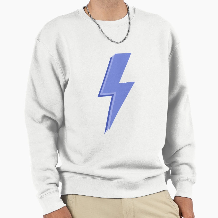 Layered Aesthetic Lighting Bolt Sweatshirt - Trendy Graphic Men Women - T-Shirt, Sweatshirt, Hoodie