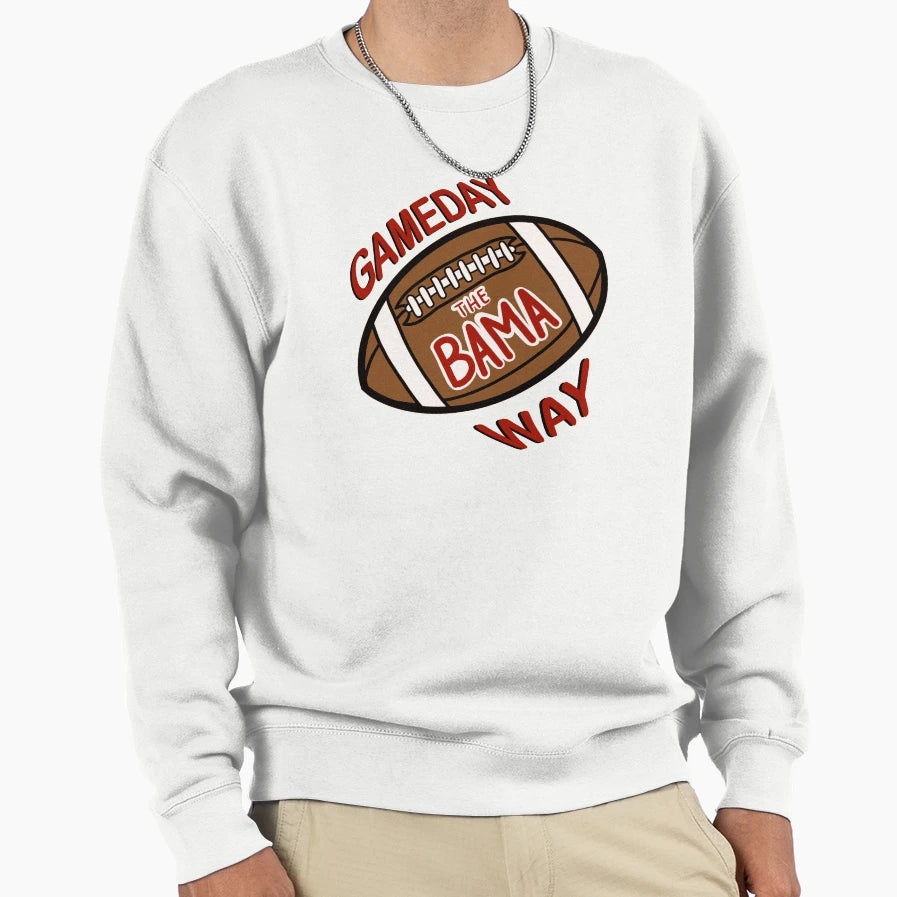 Gameday Football Sweatshirt - Casual Everyday Wear for Adults - T-Shirt, Sweatshirt, Hoodie