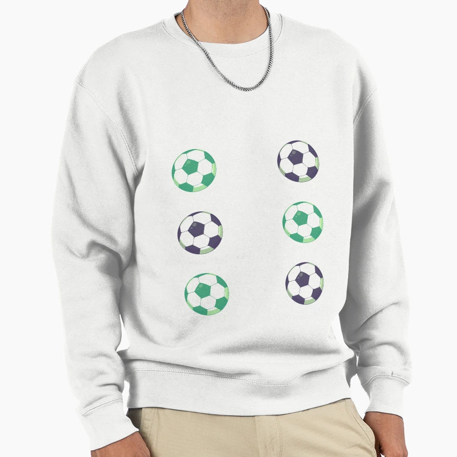 Soccer Ball Sweatshirt - Graphic Print Men Women - T-Shirt, Sweatshirt, Hoodie