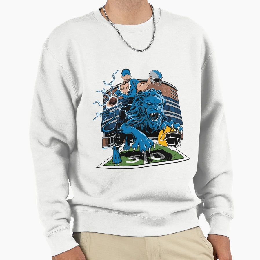 Dan Campbell Sweatshirt - Custom Art Print for Adults - T-Shirt, Sweatshirt, Hoodie