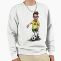 Mascot Cartoon Neymar Football Sweatshirt - Custom Art Print Men Women - T-Shirt, Sweatshirt, Hoodie