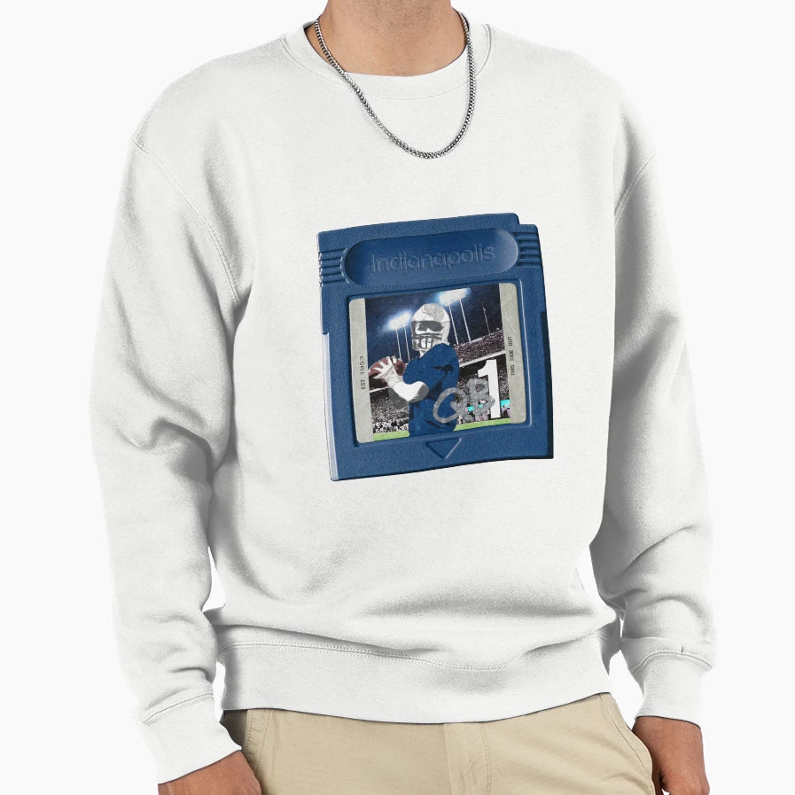 Football Indianapolis Sweatshirt - Aesthetic Graphic Men Women - T-Shirt, Sweatshirt, Hoodie