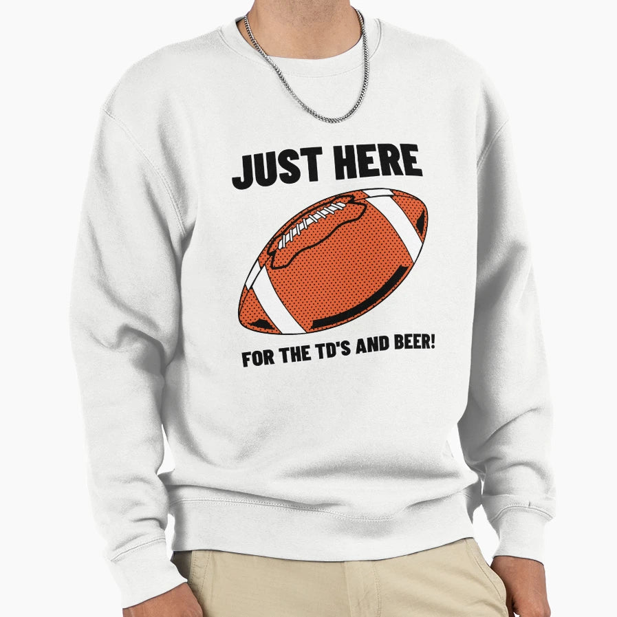 Tailgating Football T-Shirt - Fun Novelty Design for Adults - T-Shirt, Sweatshirt, Hoodie