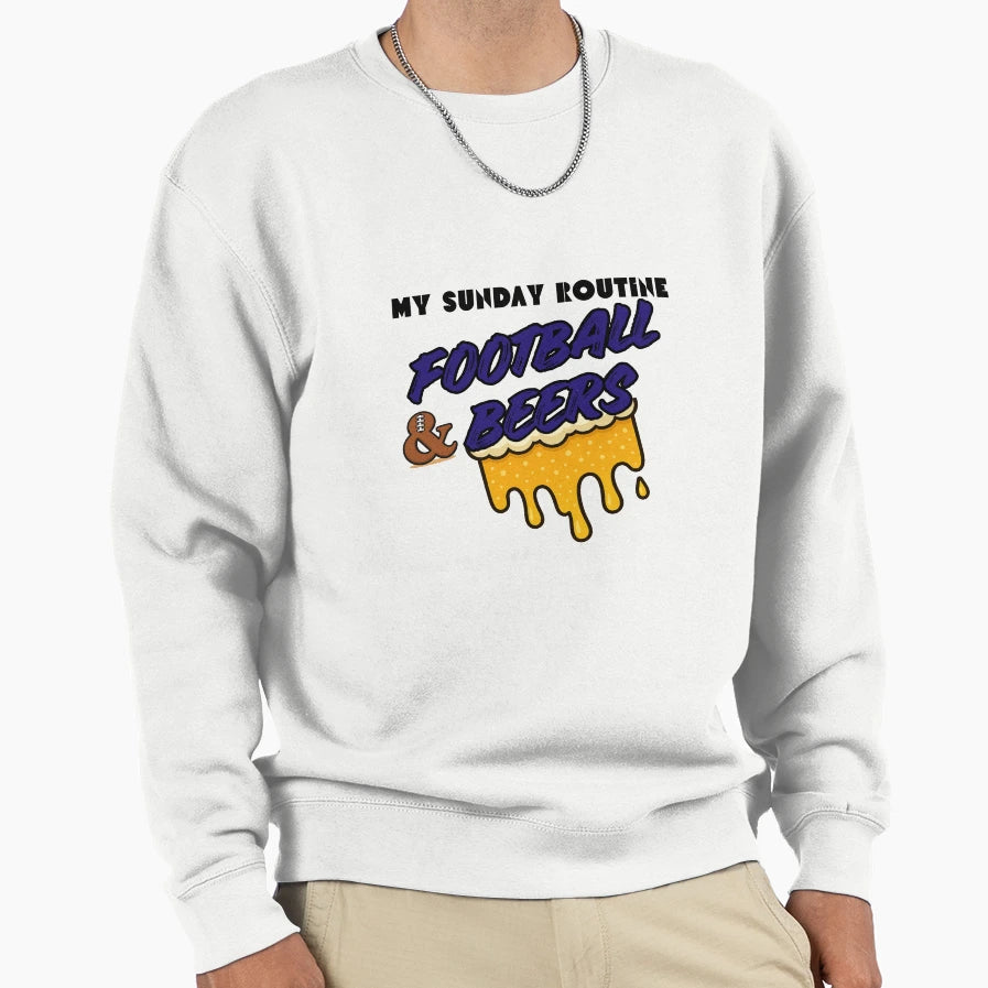 Baltimore Ravens Sunday Football Sweatshirt - Aesthetic Graphic Men Women - T-Shirt, Sweatshirt, Hoodie