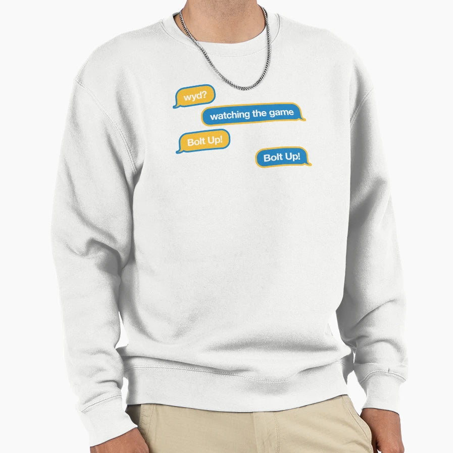 Wyd Text Message Sweatshirt - Minimalist Print for Adults - T-Shirt, Sweatshirt, Hoodie