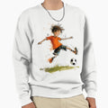 Little Playing Soccer Sweatshirt - Aesthetic Graphic Men Women - T-Shirt, Sweatshirt, Hoodie