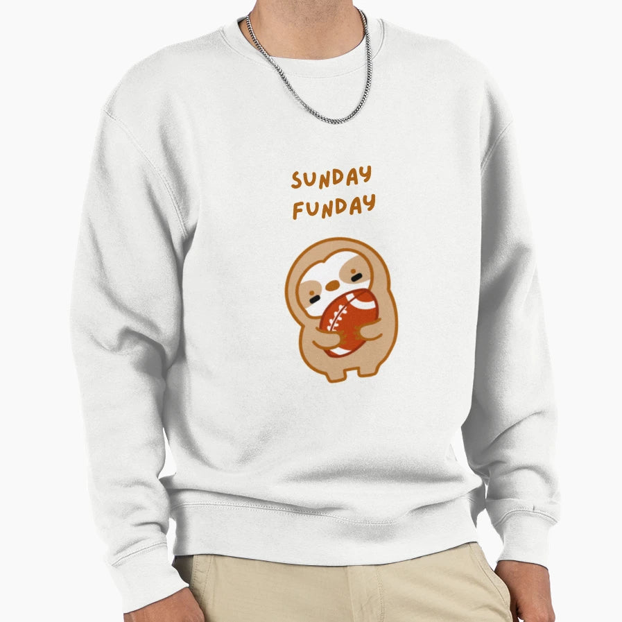 Super Bowl Sunday Funday Sweatshirt - Fun Novelty Design Men Women - T-Shirt, Sweatshirt, Hoodie
