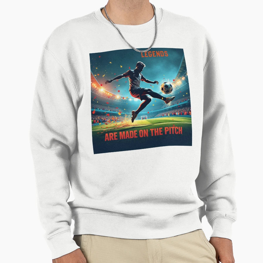 Legends Are Made Pitch Sweatshirt - Graphic Print for Adults - T-Shirt, Sweatshirt, Hoodie