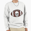 Football Jolly Roger Maroon Sweatshirt - Aesthetic Graphic for Adults - T-Shirt, Sweatshirt, Hoodie
