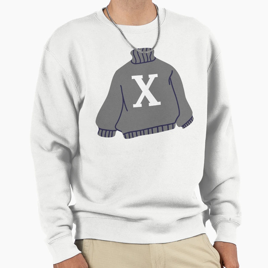 Letter Sweatshirt - Minimalist Print Men Women - T-Shirt, Sweatshirt, Hoodie