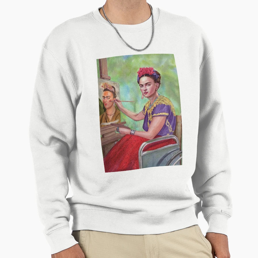 Frida Kahlo Sweatshirt - Trendy Graphic for Adults - T-Shirt, Sweatshirt, Hoodie