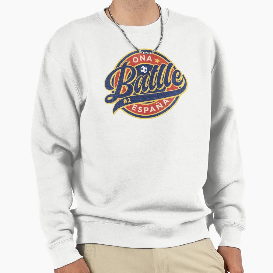 Ona Batlle Football Badge Round Sweatshirt - Fun Novelty Design Unisex - T-Shirt, Sweatshirt, Hoodie