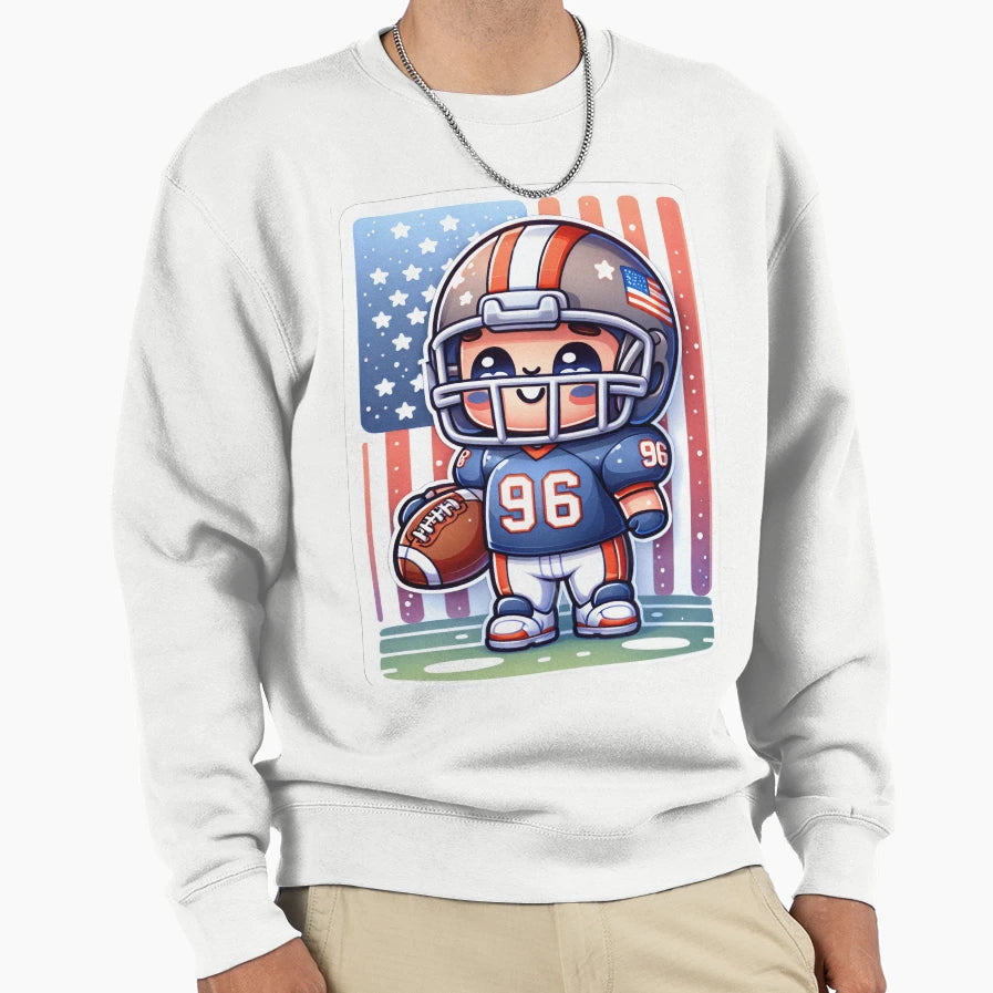 American Football Sweatshirt - Custom Art Print for Adults - T-Shirt, Sweatshirt, Hoodie